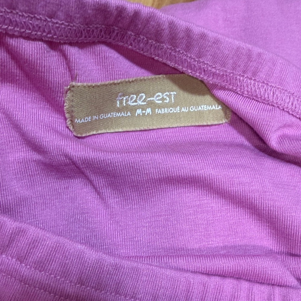 FREE PEOPLE  TUBE SET IN PINK SIZE MEDIUM NWT - Picture 7 of 7